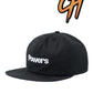 Powers Supply 6 Panel Hat Black White