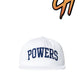Powers Supply 6 Panel Hat White Navy