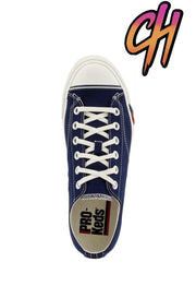 Pro-Keds Royal Lo Lace Up Navy Canvas Shoes Sneaker