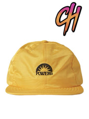 Powers Supply 6 Panel Hat Gold Black
