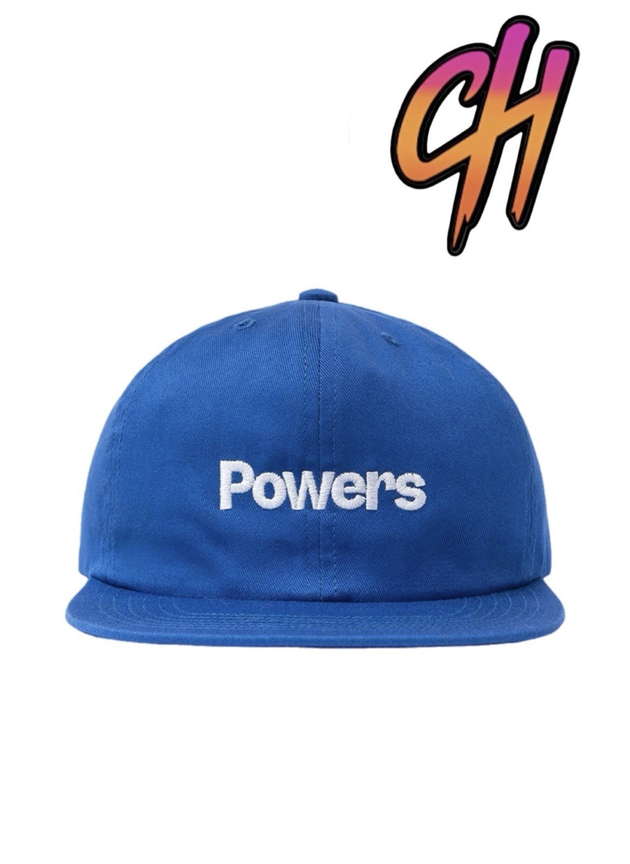 Powers Supply 6 Panel Hat Blue White