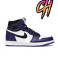 Size 7 - Jordan 1 Retro OG High Court Purple 2.0