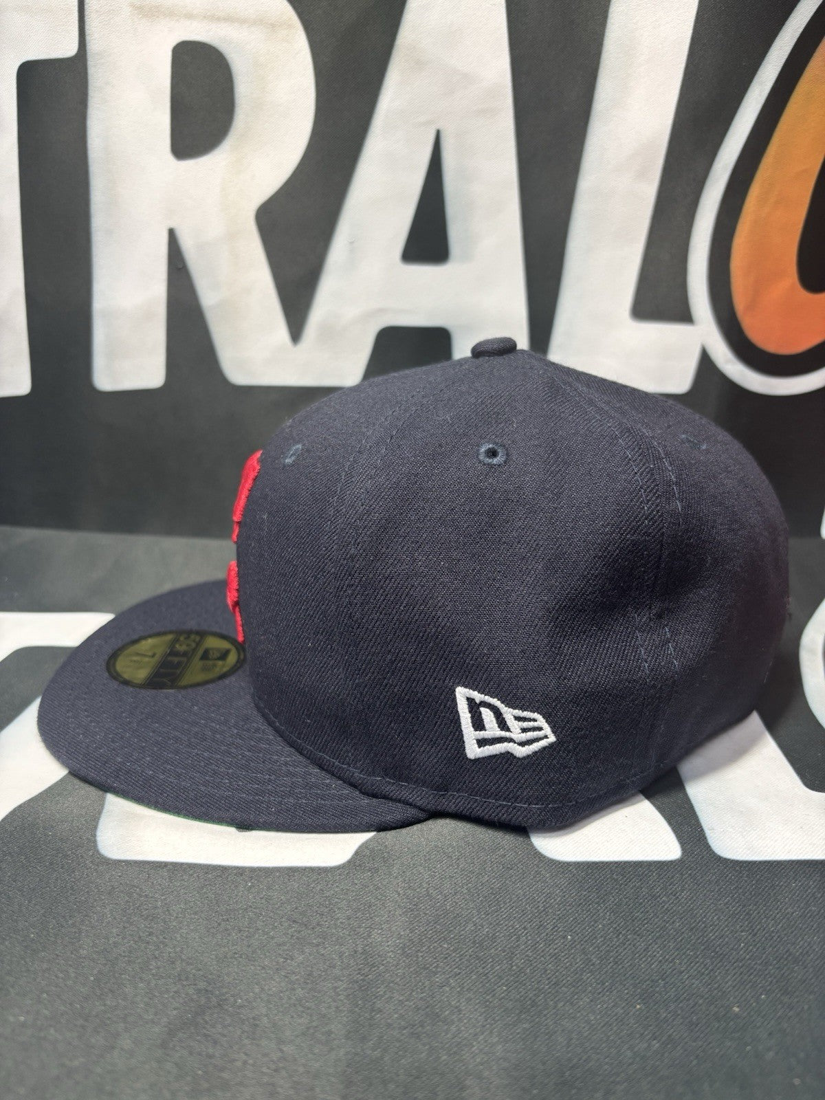 New Era Kid Cudi X MLB Cleveland Guardians 59Fifty Fitted Hat Size 7 1/8