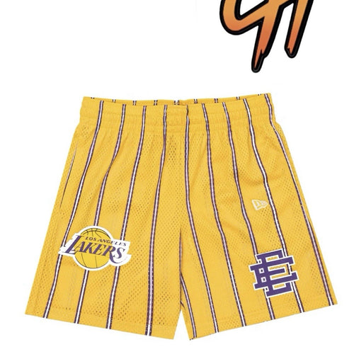 Eric Emanuel X NBA LA Lakers Shorts Size Medium