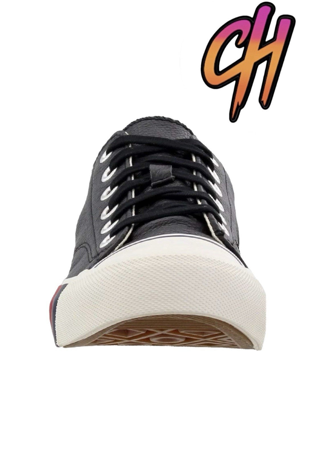 Pro-Keds Royal Lo Lace Up Black Leather Shoes Sneaker