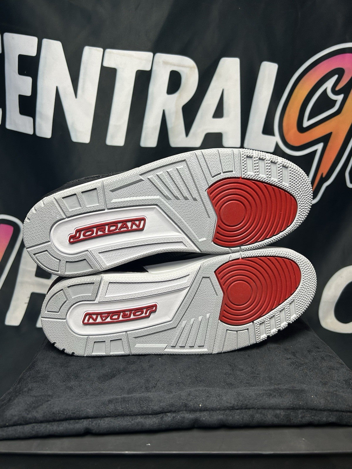 Size 10.5 - Jordan 3 X Shoe Surgeon Official Custom Commes Des Garçon X Tiffany