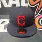 New Era Kid Cudi X MLB Cleveland Guardians 59Fifty Fitted Hat Size 7 1/8