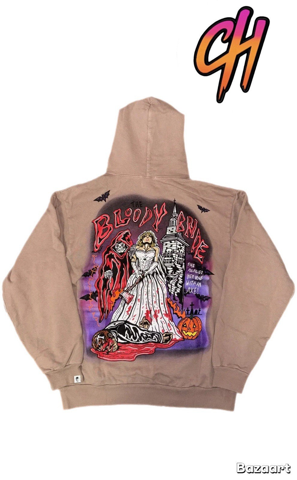Warren Lotas ‘Bloody Bride’ Hoodie Size Large