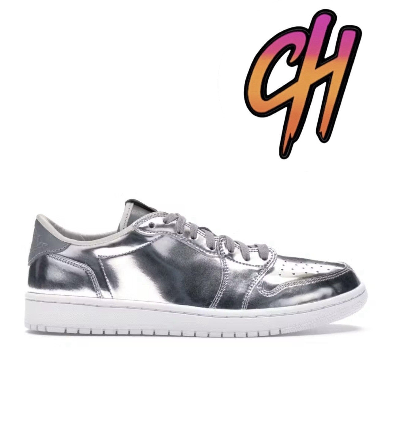 Size 12 - Air Jordan 1 Retro OG Pinnacle Low Metallic Silver