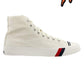 Pro-Keds Royal Hi Lace Up White Canvas Shoes Sneaker