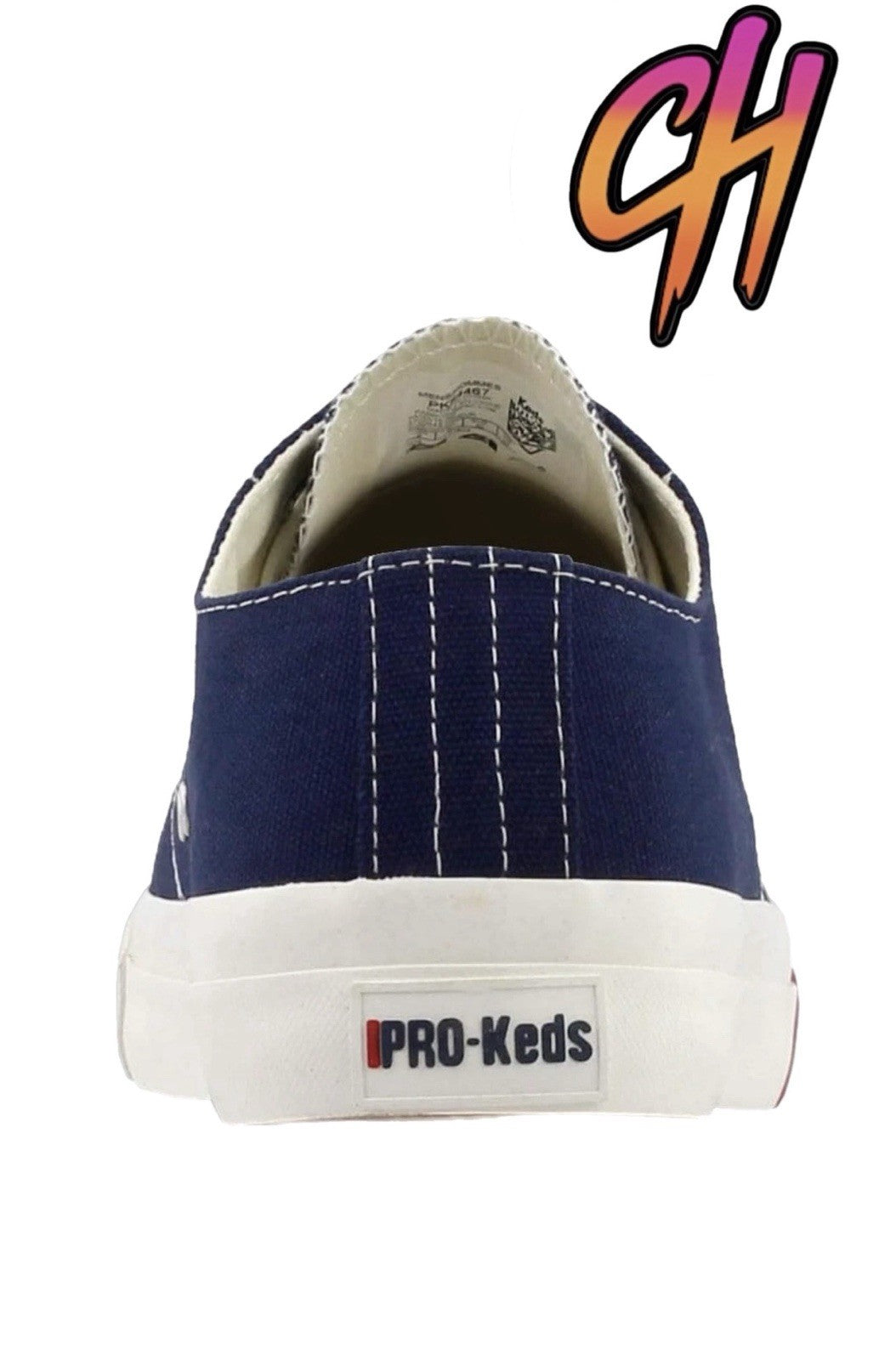 Pro-Keds Royal Lo Lace Up Navy Canvas Shoes Sneaker