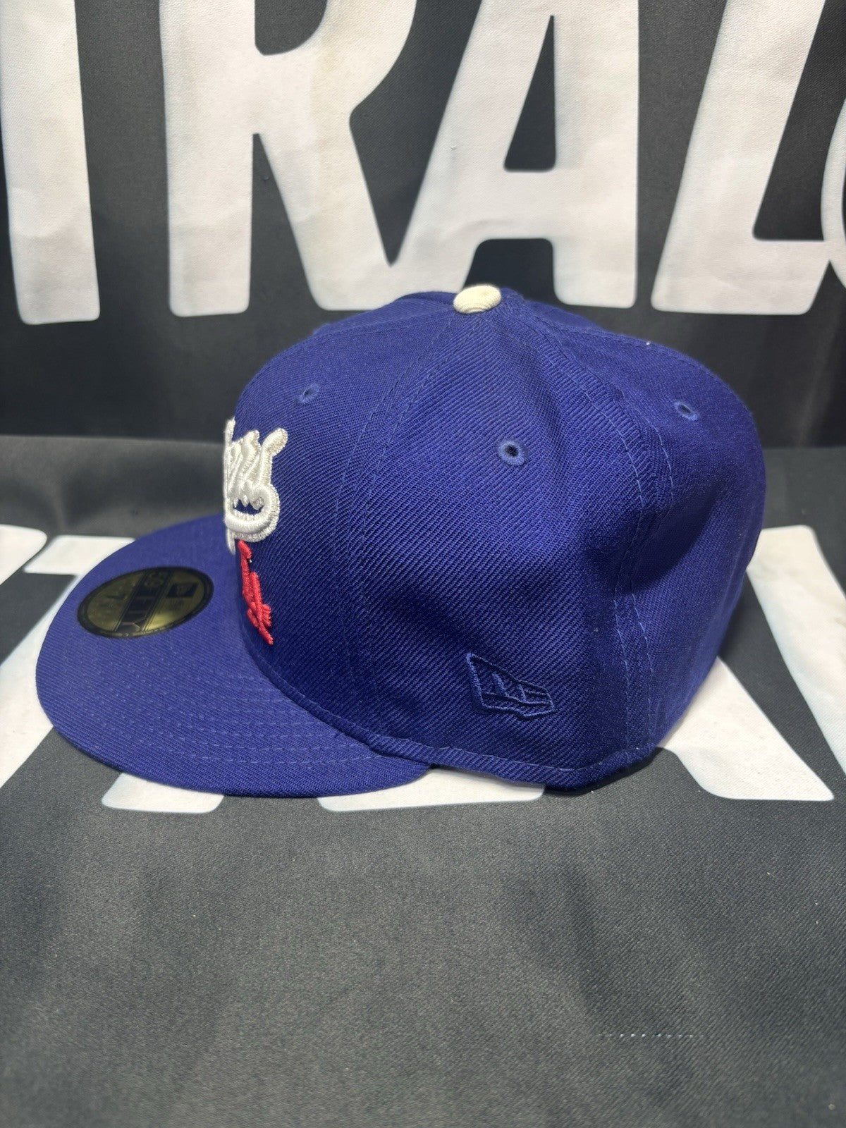 New Era MLB Los Angeles Dodgers Scripted Logo Fitted Hat