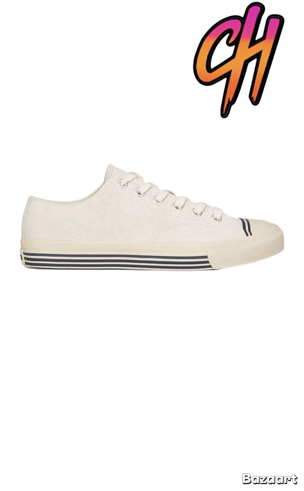Pro-Keds Super 69er Eco Lace Up Lo Cream Suede Shoes Sneaker
