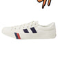 Pro-Keds Royal Plus Lace Up White Navy Canvas Shoes Sneaker