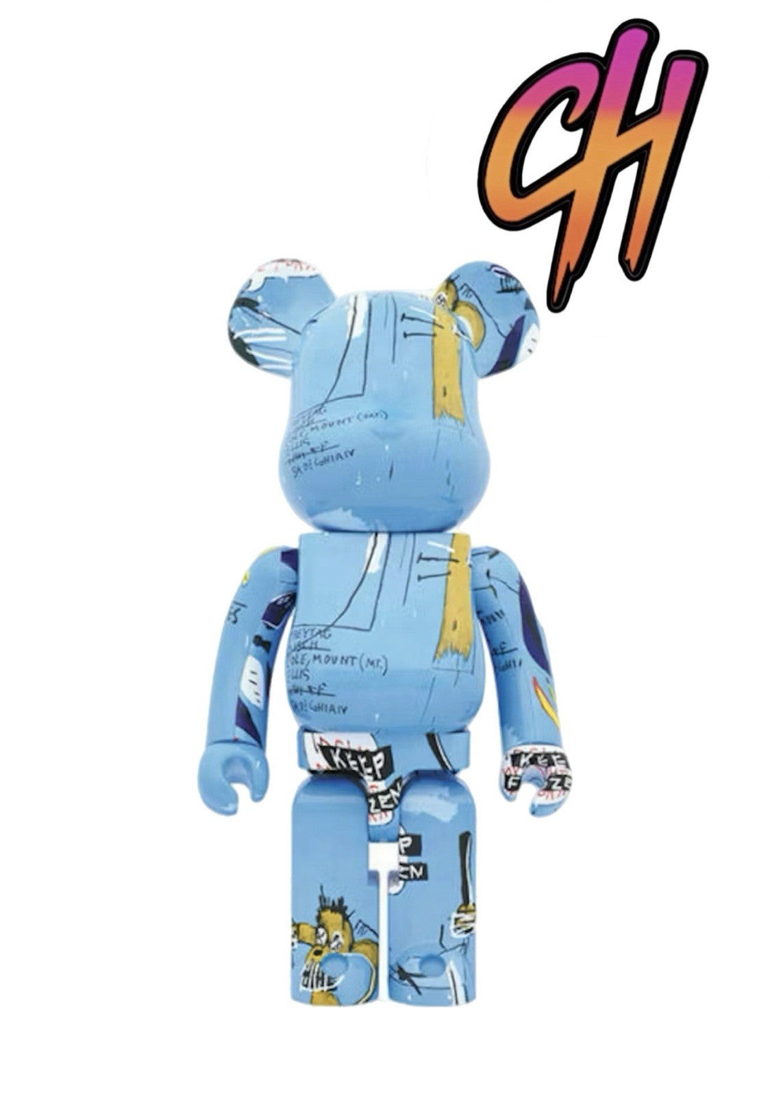 Bearbrick Jean-Michel Basquiat #4 1000% Blue