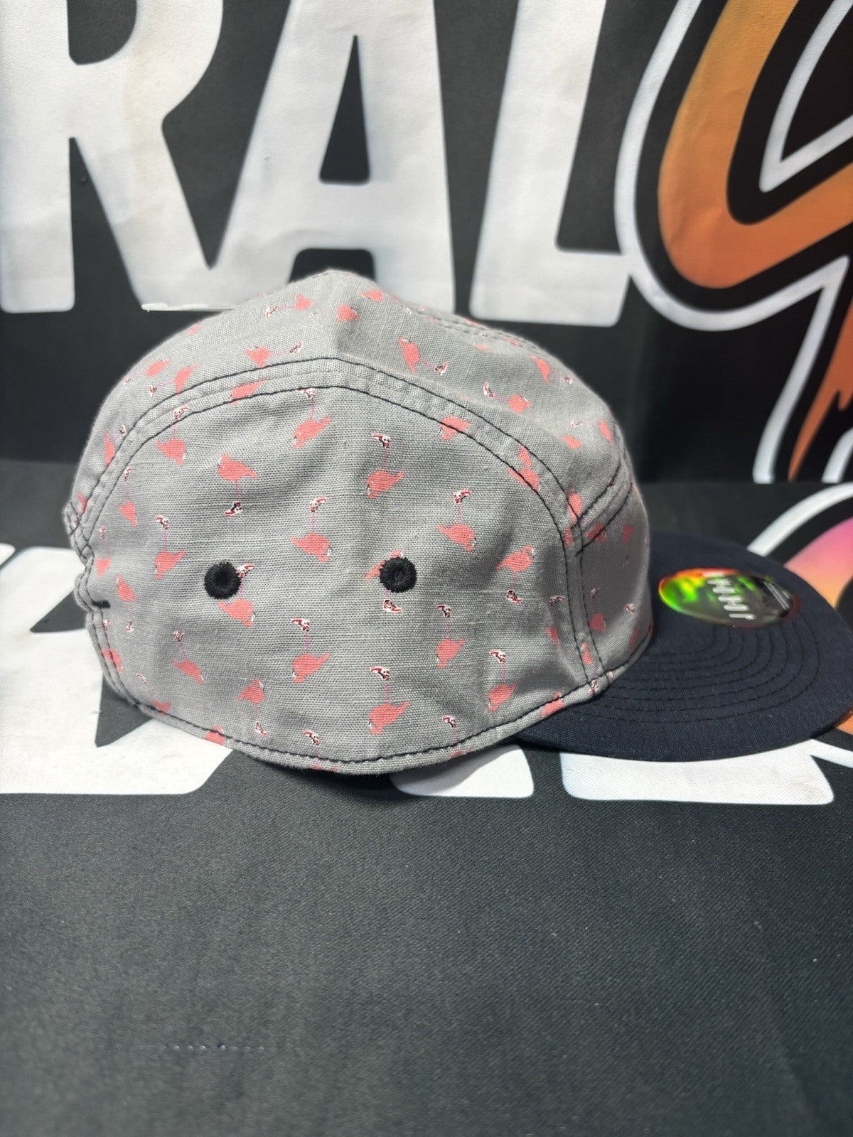 Nike Air RARE Air Jordan Chicago 1 Flamingo 5 Panel Jumpman Hat