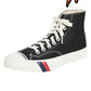 Pro-Keds Royal Hi Lace Up Black Canvas Shoes Sneaker