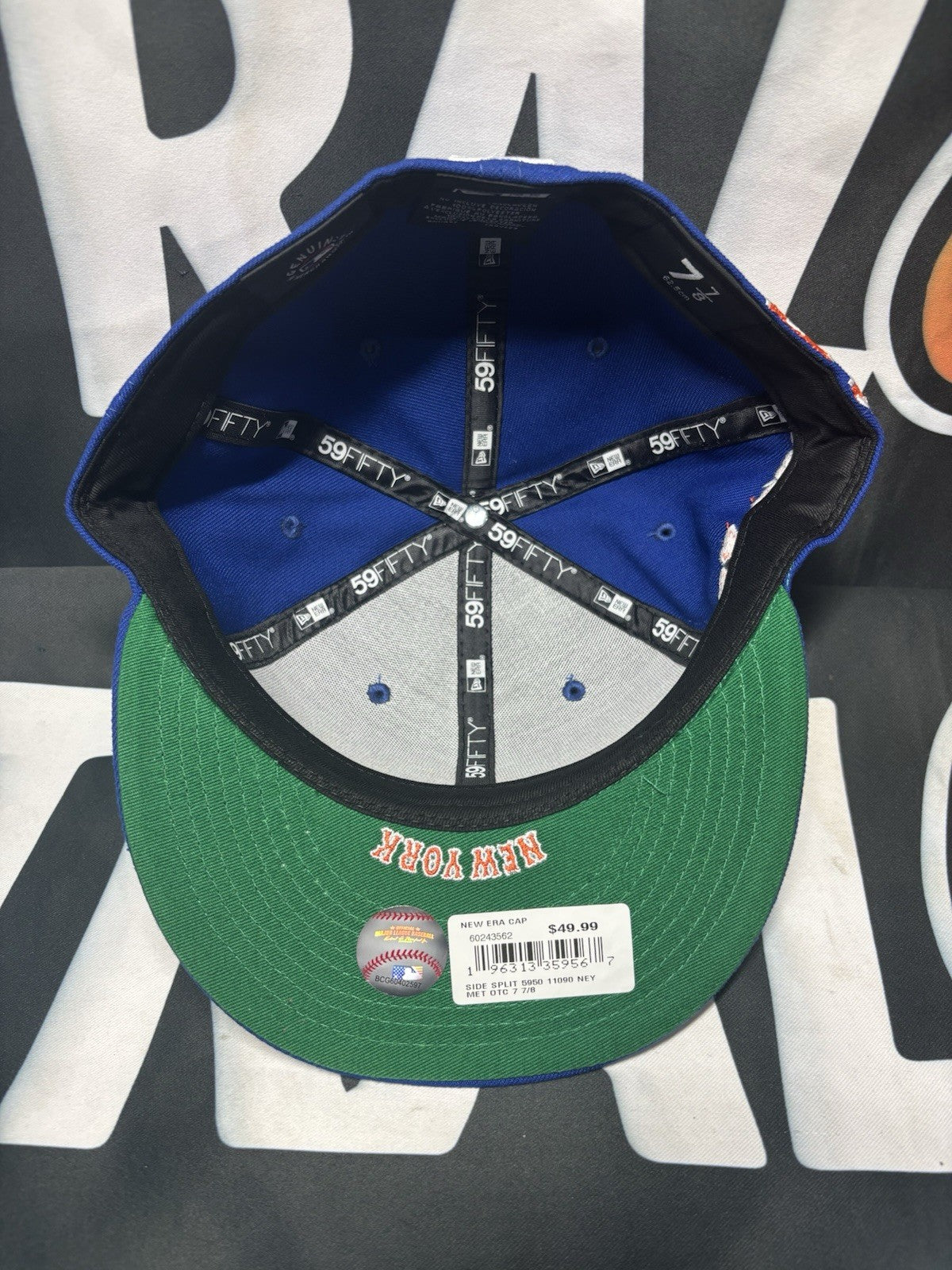 New Era MLB New York Mets ‘Side Split’ Fitted Hat