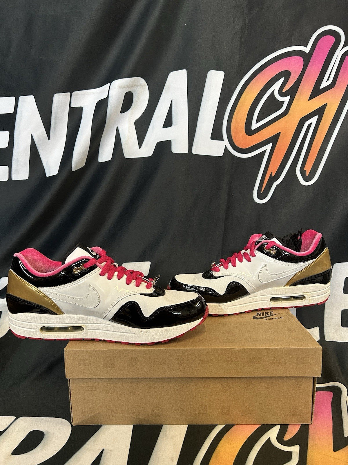 Size 10 - Nike PHANTACi x Air Max 1 2009 Grand Piano