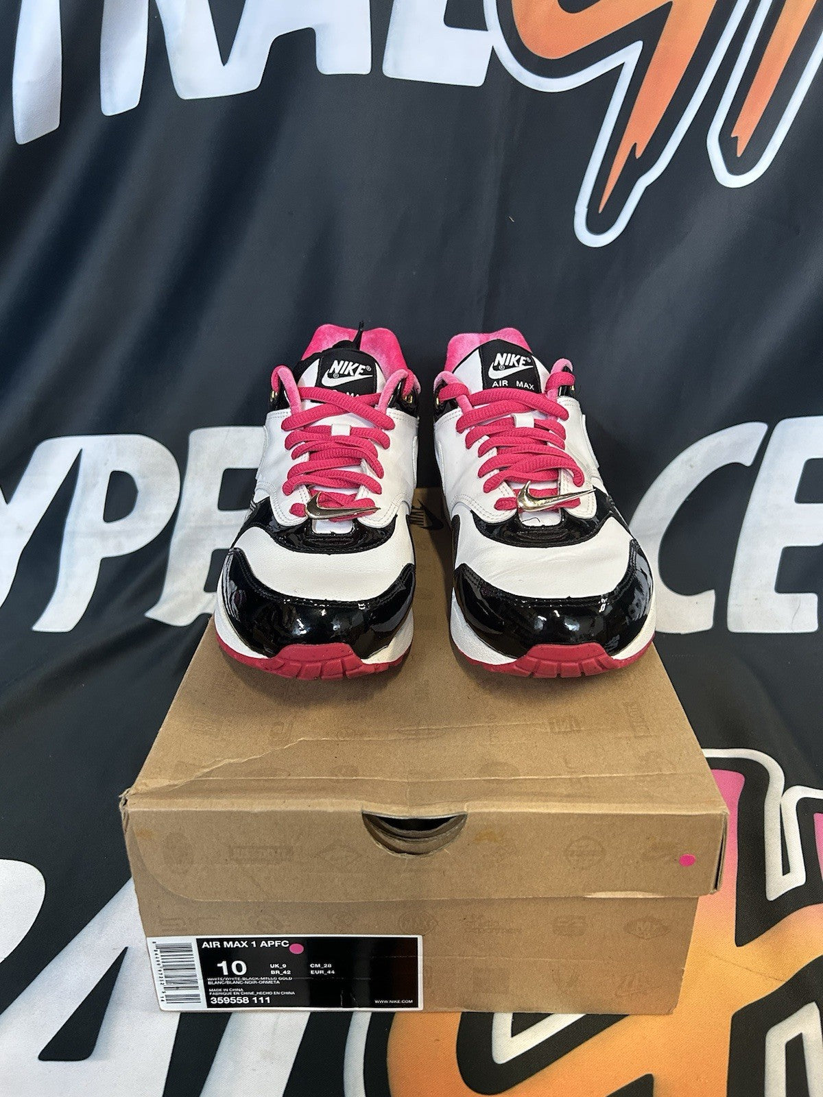 Size 10 - Nike PHANTACi x Air Max 1 2009 Grand Piano