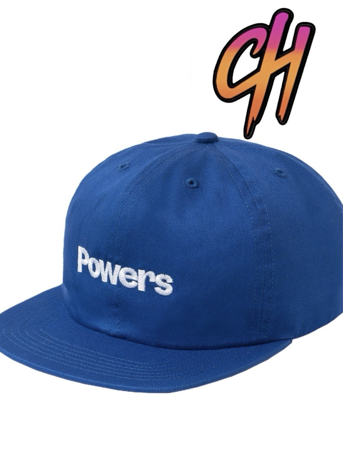 Powers Supply 6 Panel Hat Blue White