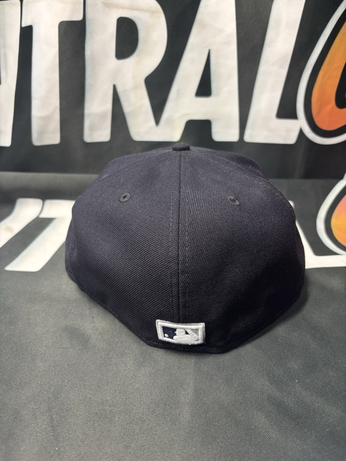 New Era MLB New York Yankees Coop Wool Fitted Hat Size 7 3/4