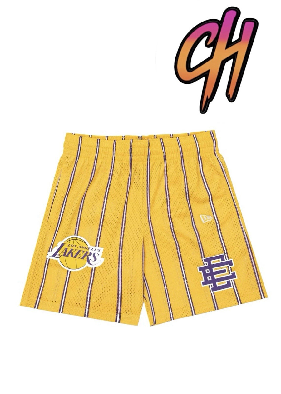 Eric Emanuel X NBA LA Lakers Shorts Size Large