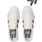 Pro-Keds Royal Plus Lace Up White Red Canvas Shoes Sneaker