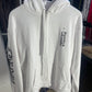 Chrome Hearts Vertical Logo Pullover Hoodie - White - Size Medium