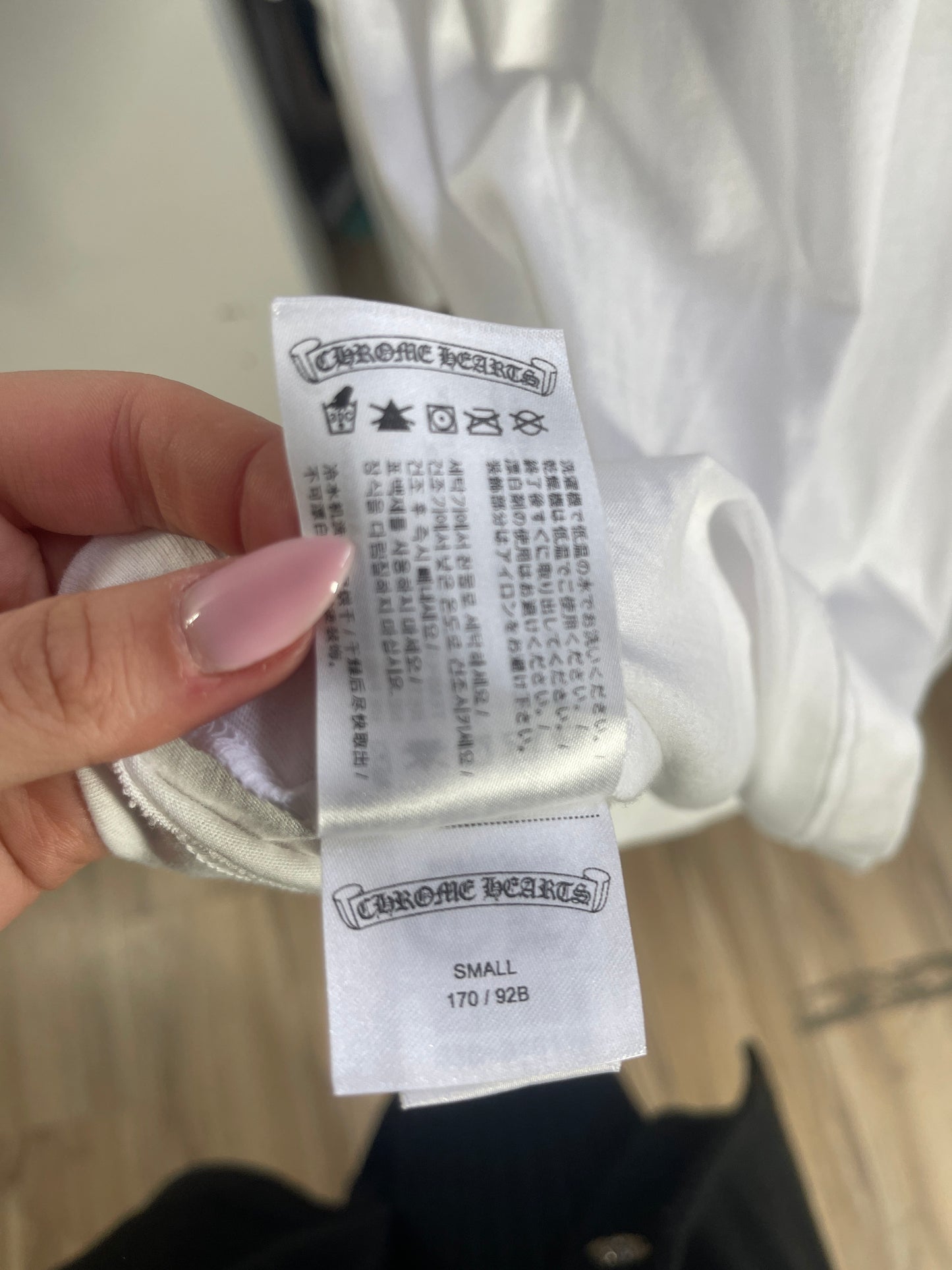 Chrome Hearts Horse Shoe Logo Pocket T-Shirt White