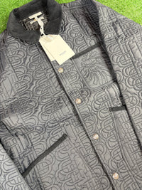 Bape Black Quilted Collared Black Down Jacket Size XL