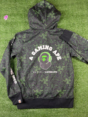 Bape X Razer Neon Camo Full-Zip Hoodie Size 3XL