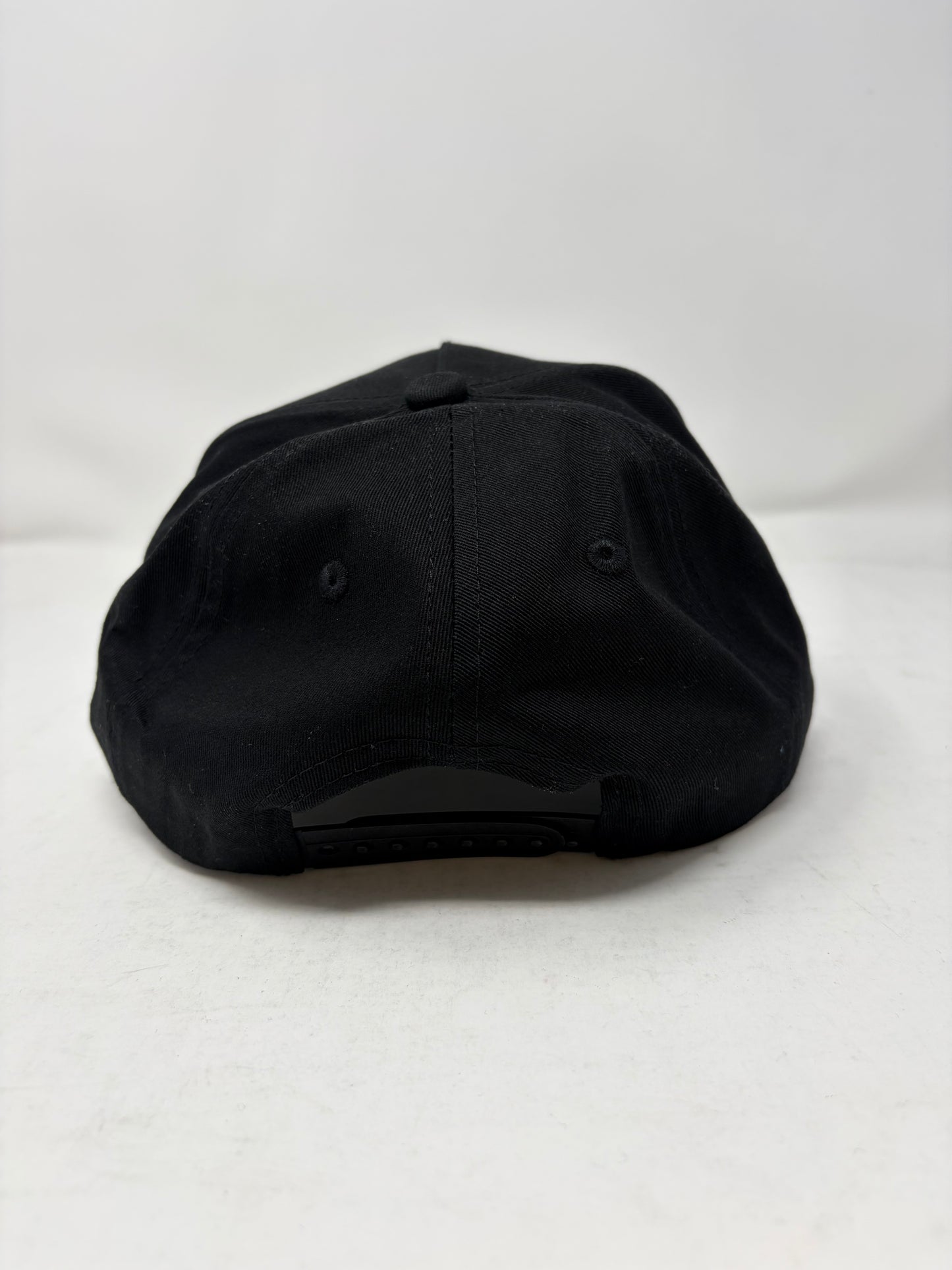 Central Hype Embroidered Rose Logo Black Snapback Hat