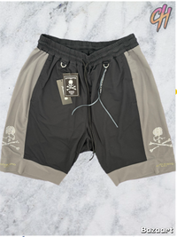 Mastermind 2 Color Basket Black Sweat Shorts Size Large (MSRP: $1,369)
