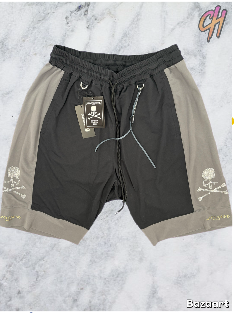 Mastermind 2 Color Basket Black Sweat Shorts Size Large (MSRP: $1,369)