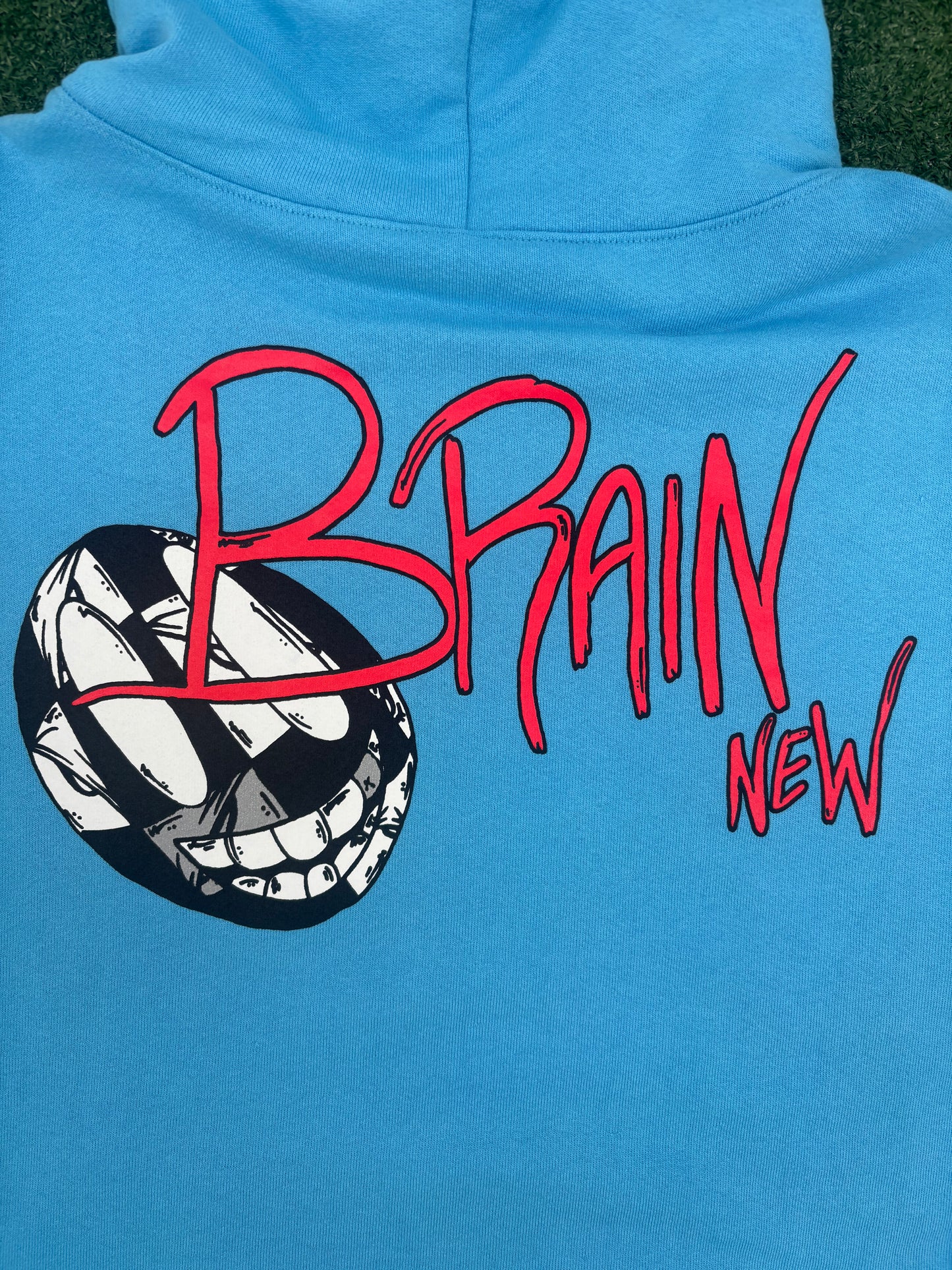 Chrome Hearts Matty Boy Brain New Blue Hoodie Size XL