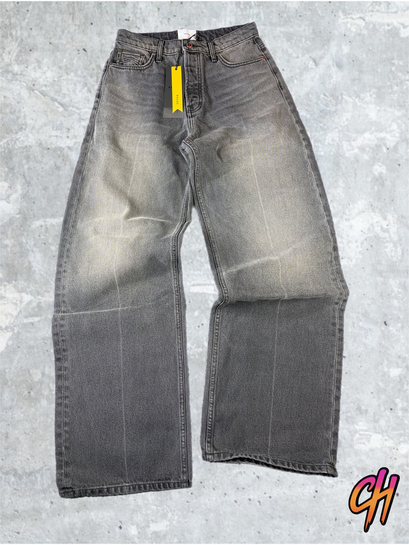 RHUDE Authentic Wide Leg Black Denim Mens Jeans Size 29 MSRP:$795.00