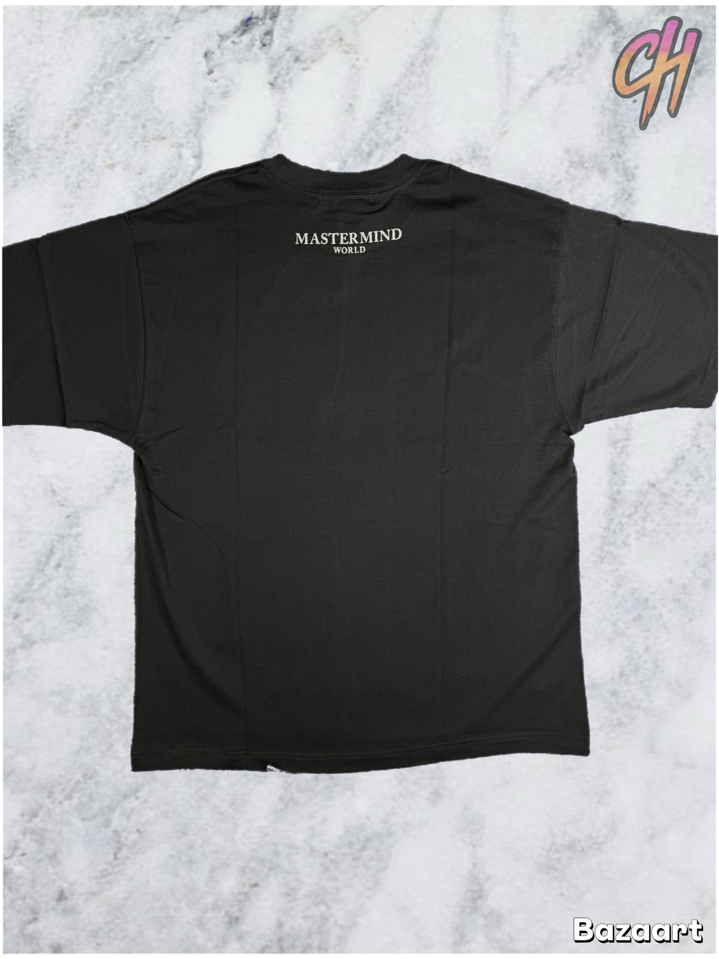 Mastermind World Boxy High Black S/S T-Shirt Size Small