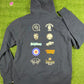 BAPE X Neighborhood Relaxed Fit Navy Hoodie Size Medium