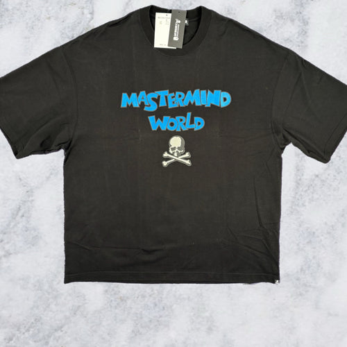 Mastermind World Boxy 'Be True' Black T-Shirt Size Medium (MSRP: $964.00)