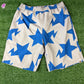 Bape Bapesta Pattern Grey Beach Shorts Size XL