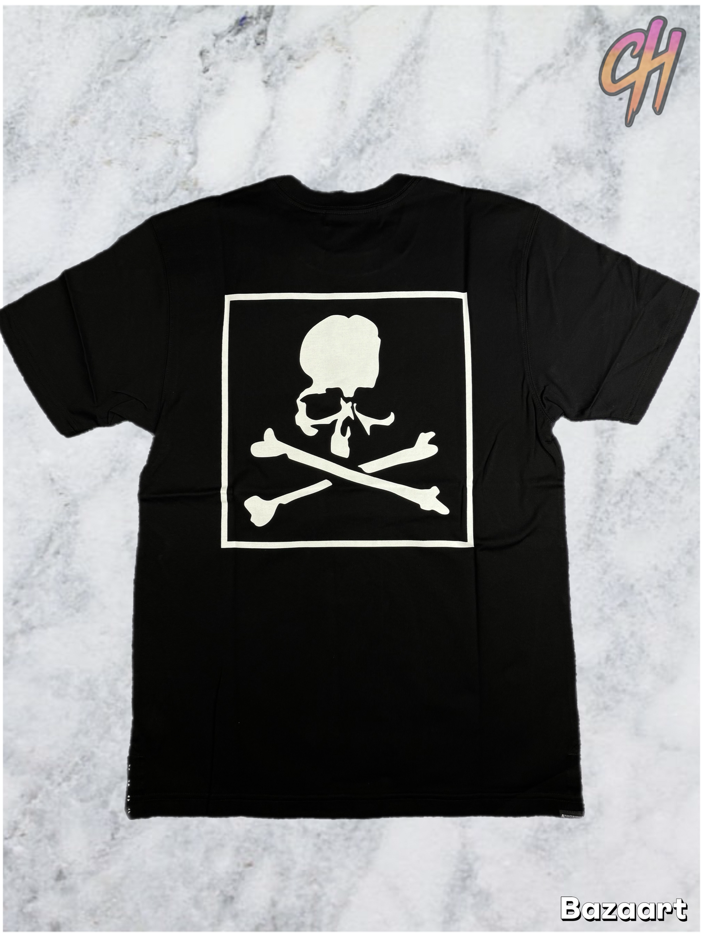 Mastermind Vs. Bape Boxed Logo Black S/S T-Shirt Size Large