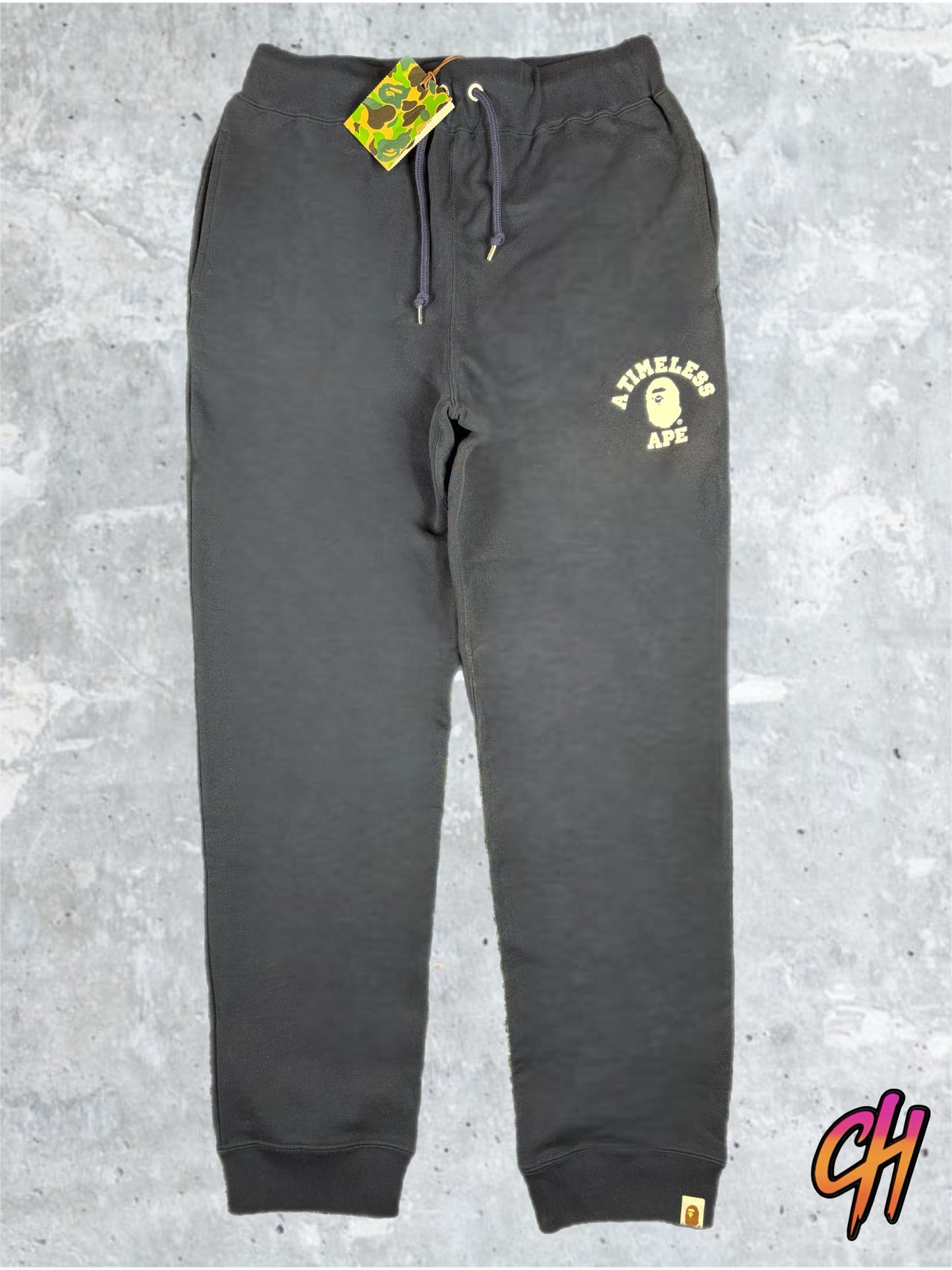 Bape X JJJJound Navy College Sweatpants Size Small