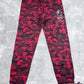 BAPE X Faze Clan Red Camo Sweatpants Size Large