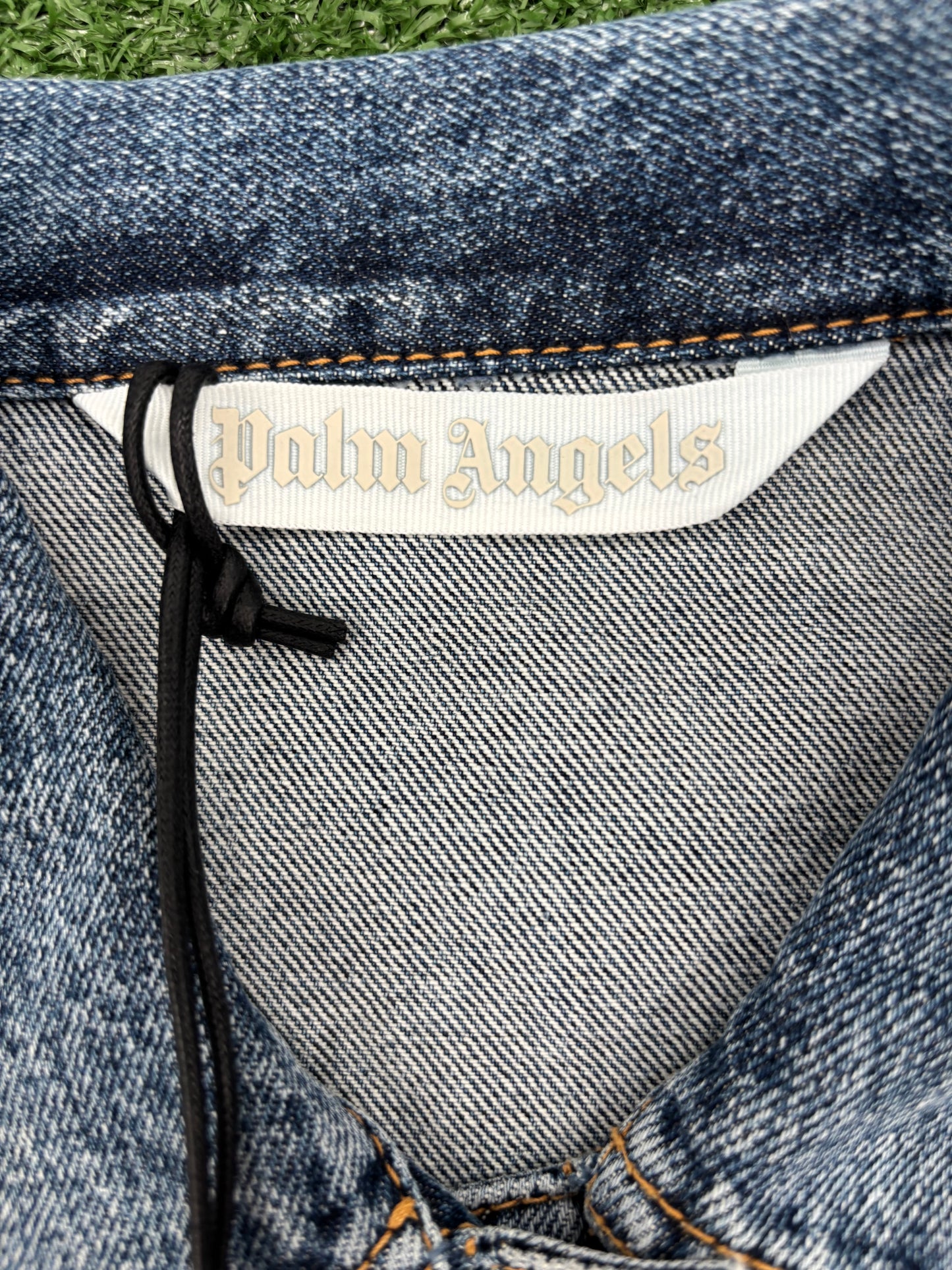 Palm Angels Sunrise Cobalt Denim Jacket Size Small (MSRP: $690.00)