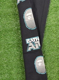 BAPE Aape Blue Graphic Sweatpants Size Medium