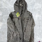 BAPE Text Code Camo Hooded Black Jacket Size Medium