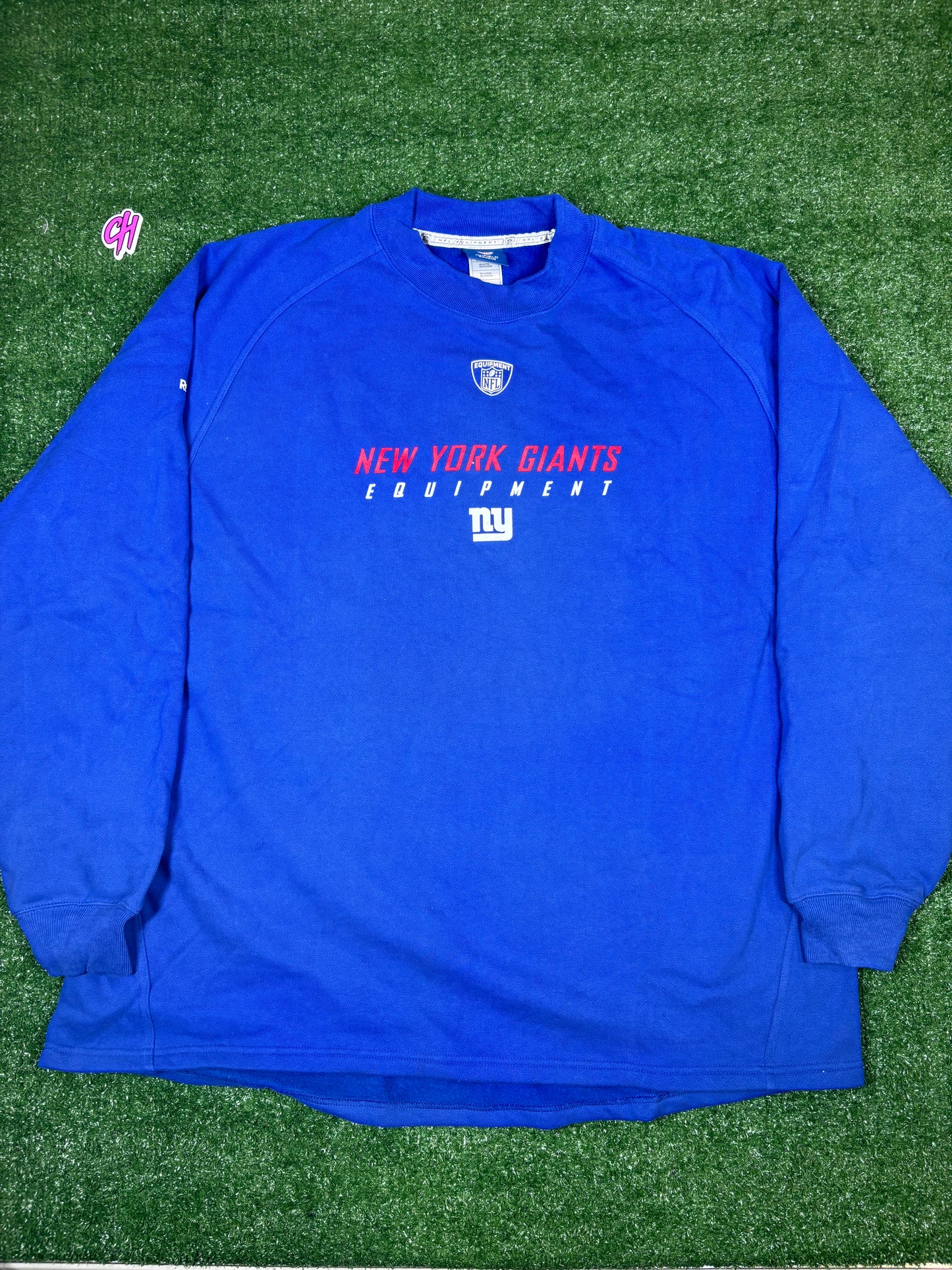 NFL Reebok New York Giants Thermal Crewneck Sweater XXL (New Without Tags)