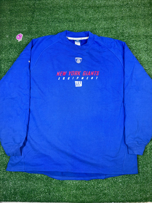NFL Reebok New York Giants Thermal Crewneck Sweater XXL (New Without Tags)