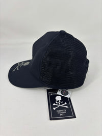 Mastermind World X Swarovski Black Trucker Hat Size Medium (MSRP: $800.00)